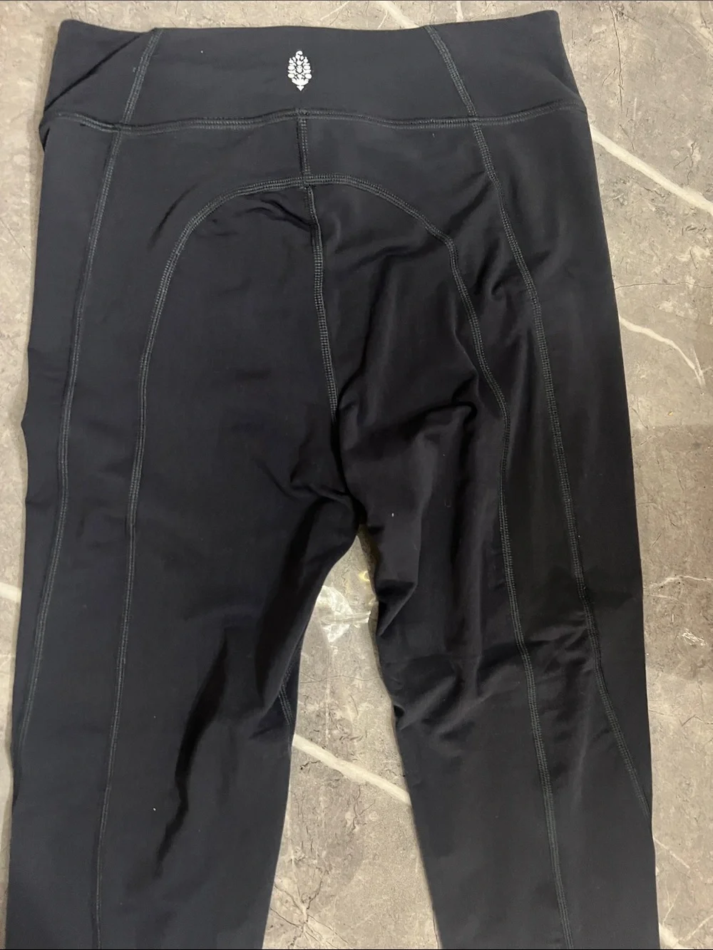 Free People Black Leggings with Zip Pocket